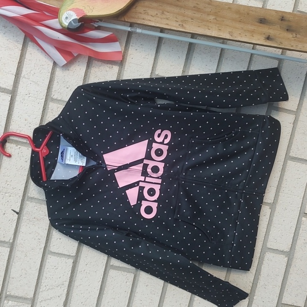 Adidas Hoodie/Pink Dots - Picture 6 of 11